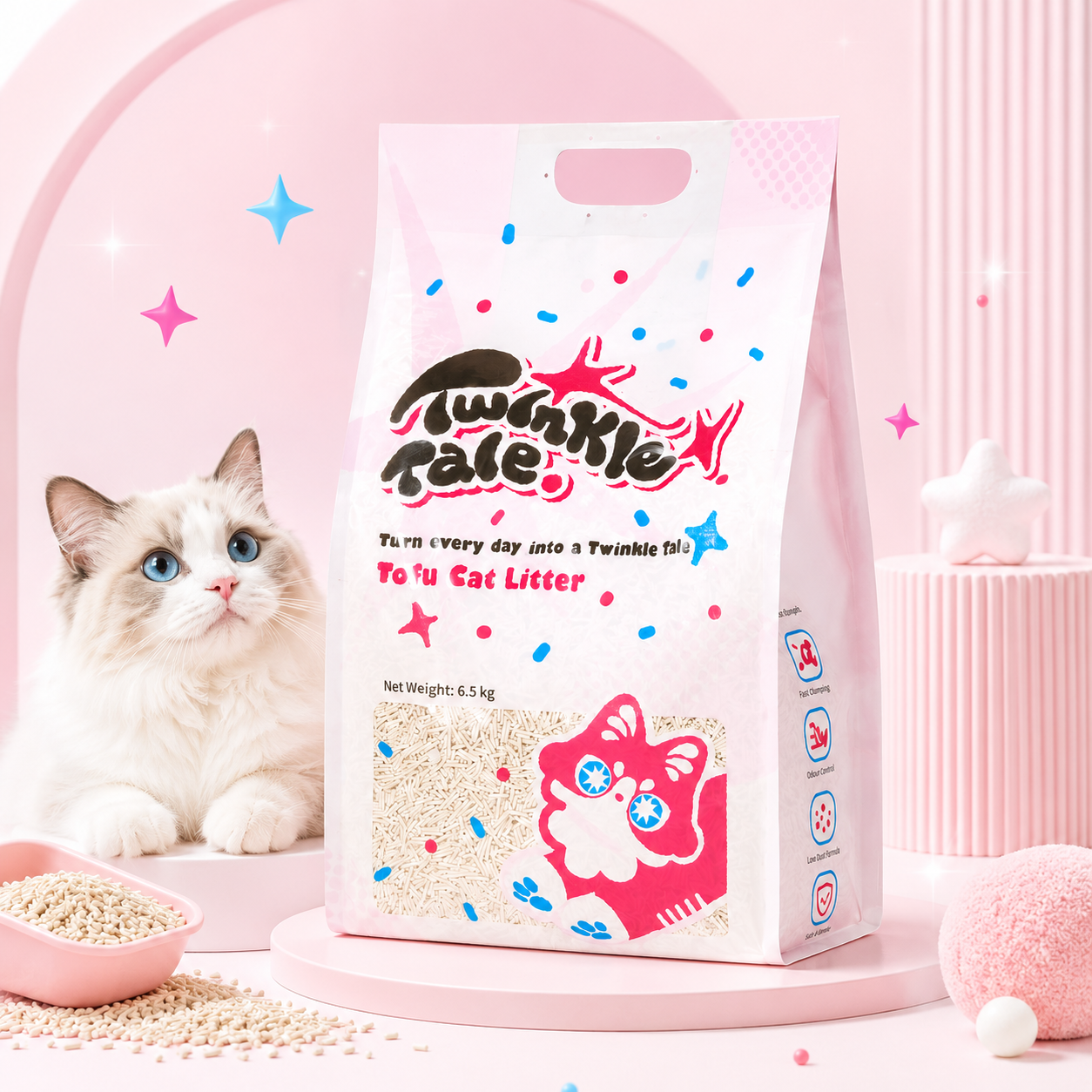 Twinkle Tale Tofu Cat Litter