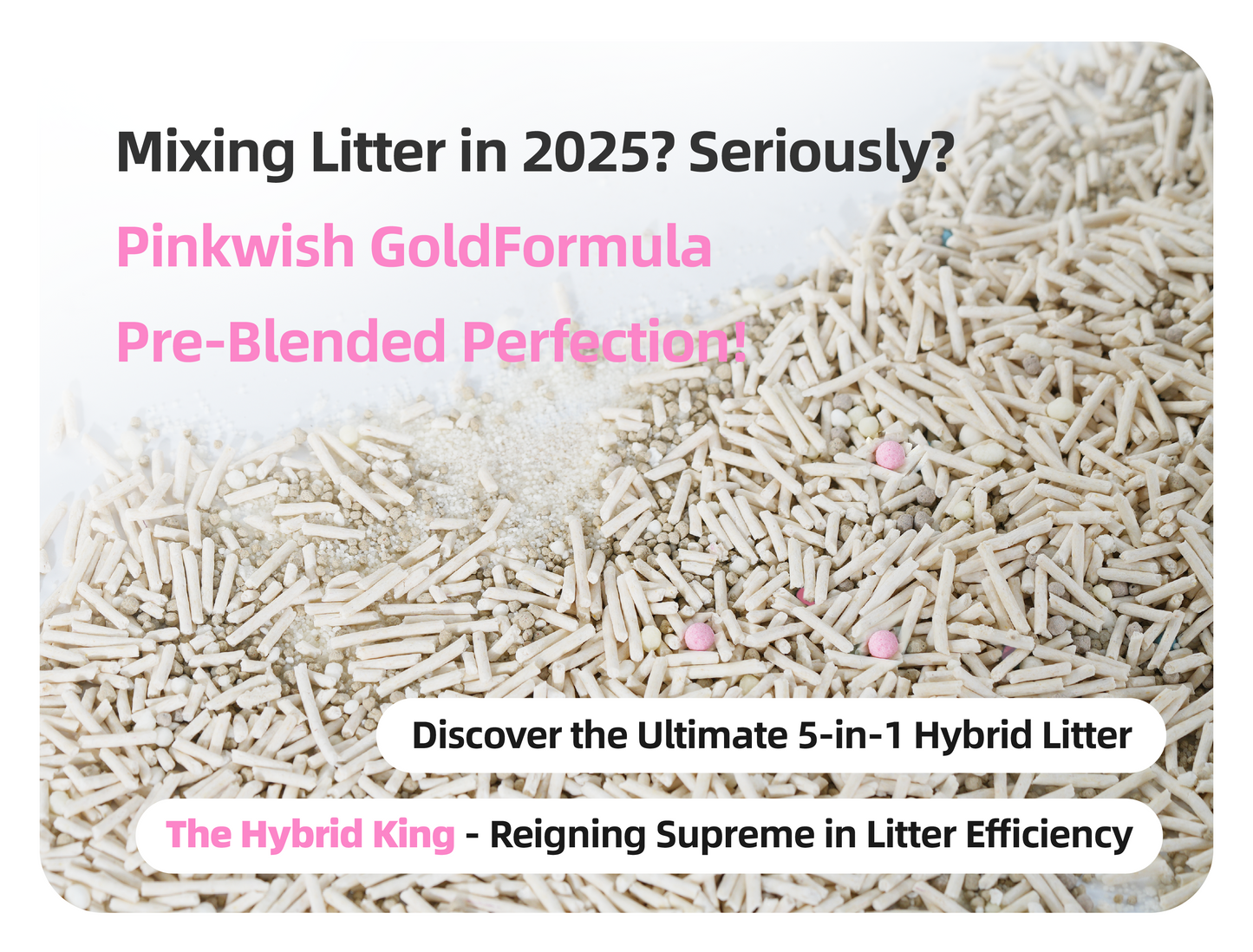 Pink Wish Multi-Function Mixed Cat Litter